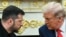 Президентите на Украйна и САЩ Володимир Зеленски и Доналд Тръмп.