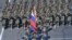 Российские военнослужащие на военном параде в Ереване по случаю 25-летия независимости Армении, 21 сентября 2016 г․