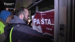'So What:' Serbian Anti-Government March Heads To Public TV