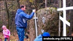 Добраўпарадкаваньне мэмарыялу на Кабылянскай Гары.