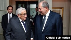 Արմեն Սարգսյան և Հենրի Քիսինջեր, Նյու Յորք, 4-ը հոկտեմբերի, 2018թ․