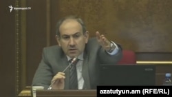 Глава фракции «Елк» Никол Пашинян, Ереван, 7 марта 2018 г.