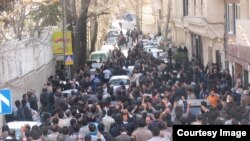 تجمع اعتراضی دروایش گنابادی در تهران، ۱۷ اسفند