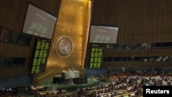 نمایی از مجمع عمومی سازمان ملل متحد (عکس از آرشیو)