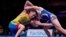 Bishkek-2018 Asian Wrestling Championships-Nurislam Sanayev of Kazakhstan - 4Mar2018-Max Fyne-Rose/ United World Wrestling