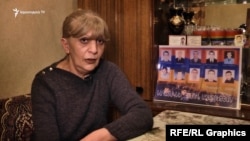 Մարտի 1-ի զոհերից Հովհաննես Հովհաննիսյանի այրին՝ Լիլիա Մինասյանը։