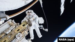 تصویری از یکی از راهپیمایی‌های فضایی قبلی