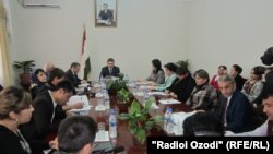 На одной из пресс-конференций. Архивное фото