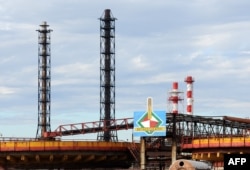 Загальний вигляд калійних шахт «Білоруськалію» поблизу білоруського міста Солігорськ, приблизно за 130 км на південь від Мінська