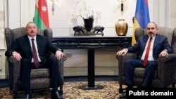 Президент Азербайджану Ільгам Алієв і прем’єр-міністр Вірменії Нікол Пашинян, архівне фото