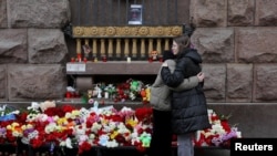 Հարգանքի տուրք Crocus-ում սպանվածների հիշատակին, Սանկտ Պետերբուրգ, 24 մարտի, 2024թ.