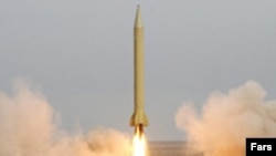 آزمایش موشکی ایران در مانور پیامبر اعظم. (عکس از فارس)