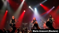 "Металика" по време на концерт в Лос Анджелис, 2013 г.