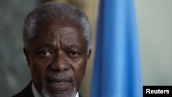 کوفی عنان، نماينده ويژه سازمان ملل متحد و اتحاديه عرب برای سوريه،