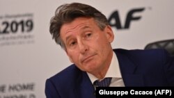 World Athletics President Sebastian Coe (file photo)