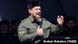 Рамзан Кадыров Мьянма мөселманнарын яклау чарасында чыгыш ясый. Грозный, 4 cентябрь 2017