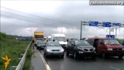 Під Рівним упродовж трьох годин блокували автотрасу Київ-Чоп