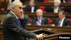 Спикер парламента Армении Галуст Саакян (архив)