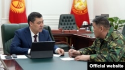 Cадыр Жапаров жана Камчыбек Ташиев