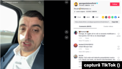 George Simion e în permanentă legătură cu electoratul său prin intermediul transmisiunilor live pe TikTok. Cel mai des le face din mașină.