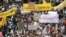 Iran -- Iranian workers demonstrate against the government, Tehran, 01May2007
