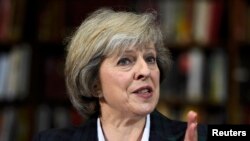 ترزا می‌، وزیر کشور بریتانیا و یکی از نامزذهای مطرح حزب محافظه کار
