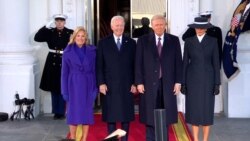 Biden And Trump Shake Hands At The White House