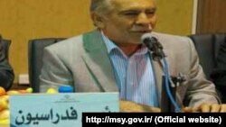 احمد ناطق نوری رئیس فدراسیون بوکس