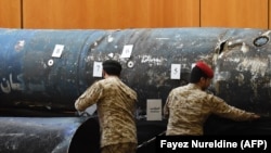 یکی از موشک‌هایی که به عربستان سعودی شلیک شده است. ریاض ایران را مسئول این حملات می‌داند.