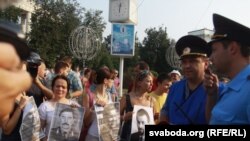 Акцыя салідарнасьці 16 жніўня. Фотарэпартаж