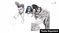 حسین تهی و میهمانانش/ طرح از توکا نیستانی