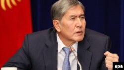 Президент Алмазбек Атамбаев.