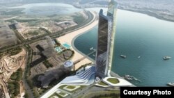 Казанда төзеләчәк Swissotelнең макет рәсеме