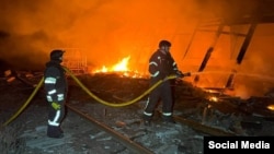 Наступствы расейскай паветранай атакі на Харкаўскую вобласьць. Архіўнае фота