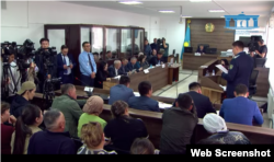 На процессе по делу об убийстве 16-летнего Шерзата Полата. Талдыкорган, 10 апреля 2025 года