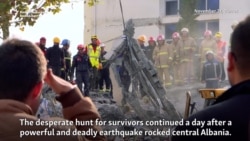 Albanian Rescuers In Race To Find Survivors After Deadly Quake