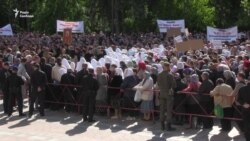 «Ми представляємо тисячі «русских»... Російську православну церкву» – учасниця мітингу УПЦ (МП) (відео)