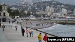Набережна Ялти, 30 березня 2020 року