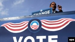 Выдвиженец демократов на митинге в Денвере