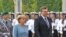 Віктор Янукович і Анґела Меркель під час зустрічі в Берліні, 30 серпня 2010 року