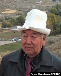 Бейше Молдогазиев Эчки-Башы айылында. Нарын району, Нарын облусу, Кыргызстан. 2012-жылдын 4-октябры.
