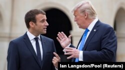 ترامپ و مکرون