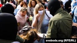 Марш жінок у Мінську, Білорусь, 12 вересня 2020 року