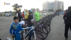 Велопробег в Шымкенте