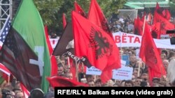 Пратэсты ў Косаве 29 верасьня 2018