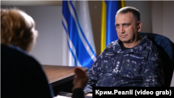 Командувач Військово-морських сил України віцеадмірал Олексій Неїжпапа