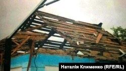Дім Наталії Клименко після обстрілу 18 серпня 2015 року. Фото: Наталія Клименко