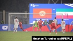 Кыргызстан менен Ирандын футбол боюнча улуттук курама командаларынын беттеши. Бишкек. Д. Өмүрзаков атындагы борбордук стадион. 19.11.2024-ж. 