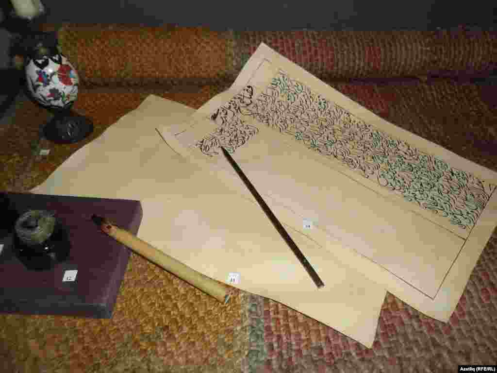 XX гасыр башында Төркиядәге шәм савыты, кара савыты, камыш каләм