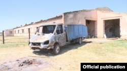 В Дагестане подожгли машину для перевозки скота